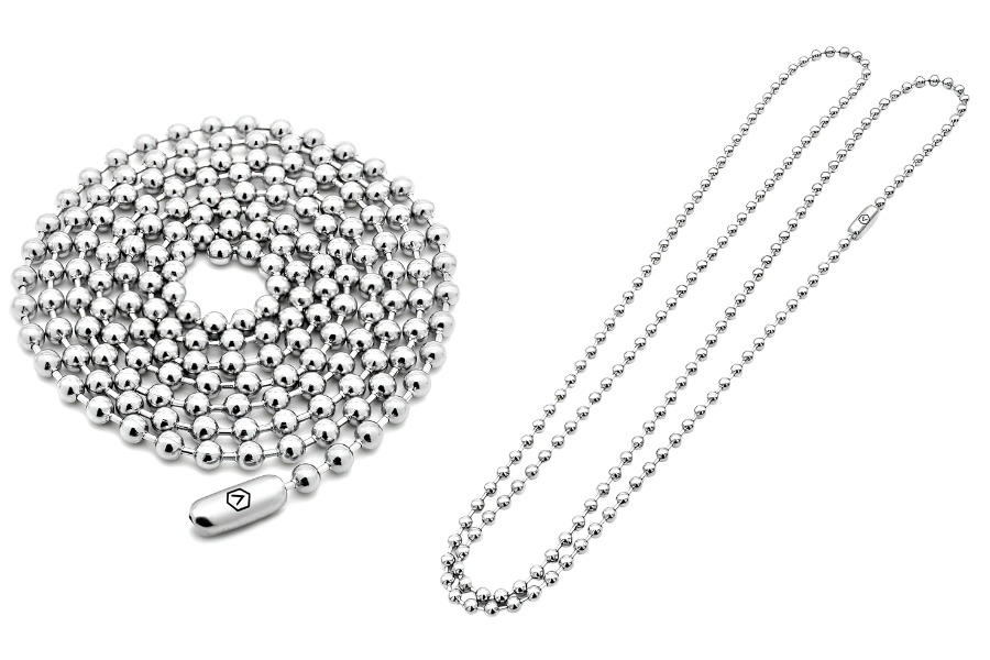 Stainless Steel Ball Chain Medical Grade 316L Surgical Metal